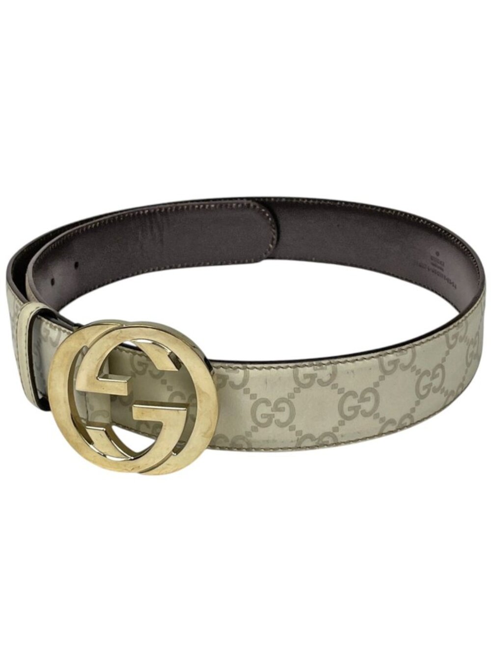 Gucci Belt GG Pattern Guccissima Signature Interlocking G Guccissima Leather